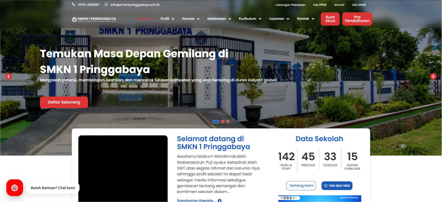 Company Profile Website - Lombok Devlab Project